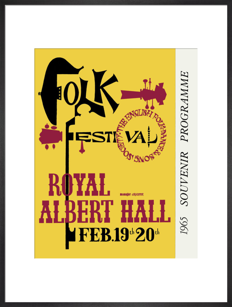 Folk Festival 1965 Art Print