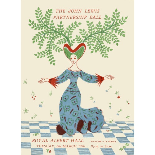 Programme for John Lewis Partnership Ball , 6 March 1956 - Royal Albert Hall