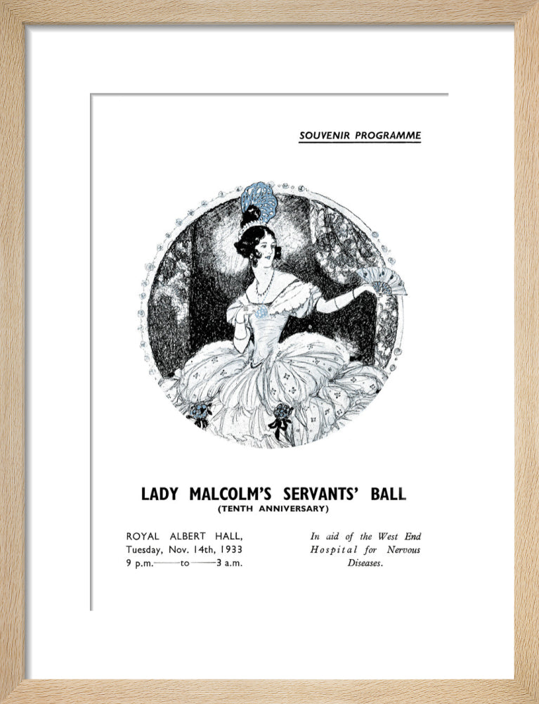 Lady Malcolm's Servants' Ball (Tenth Anniversary) Art Print