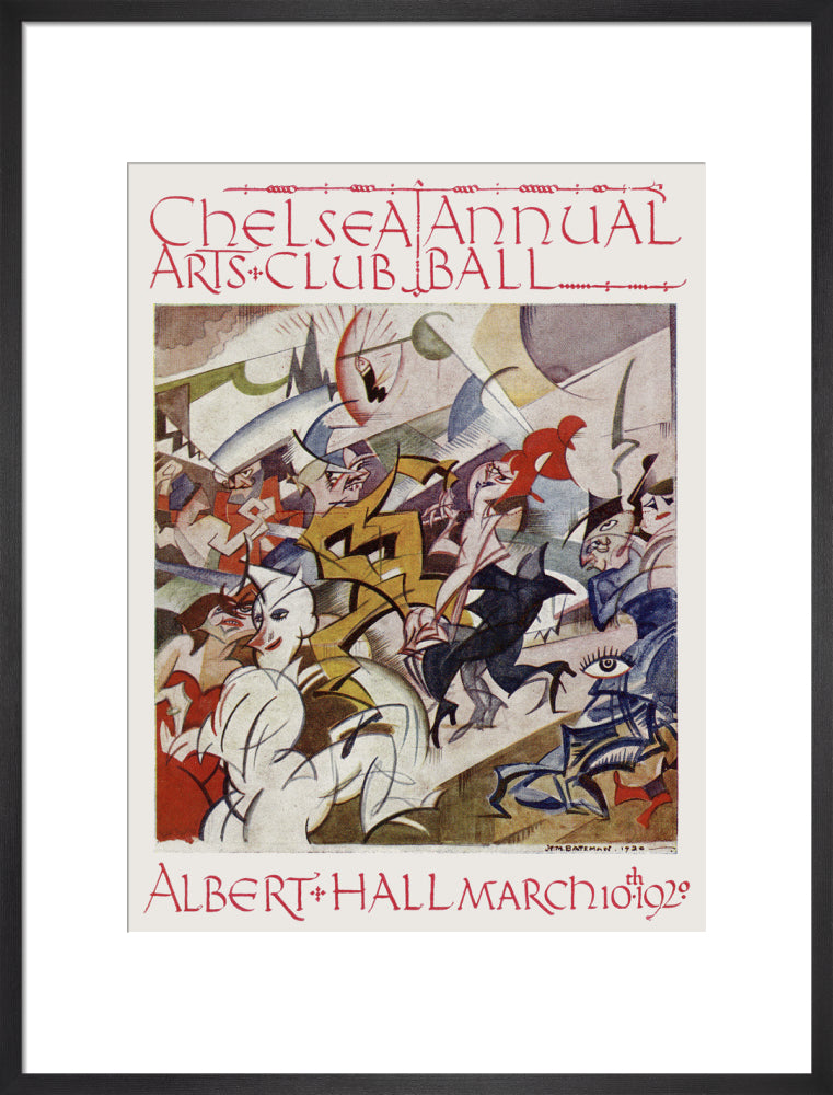 The Chelsea Arts Club Annual Ball 'Pre-Historic' Art Print