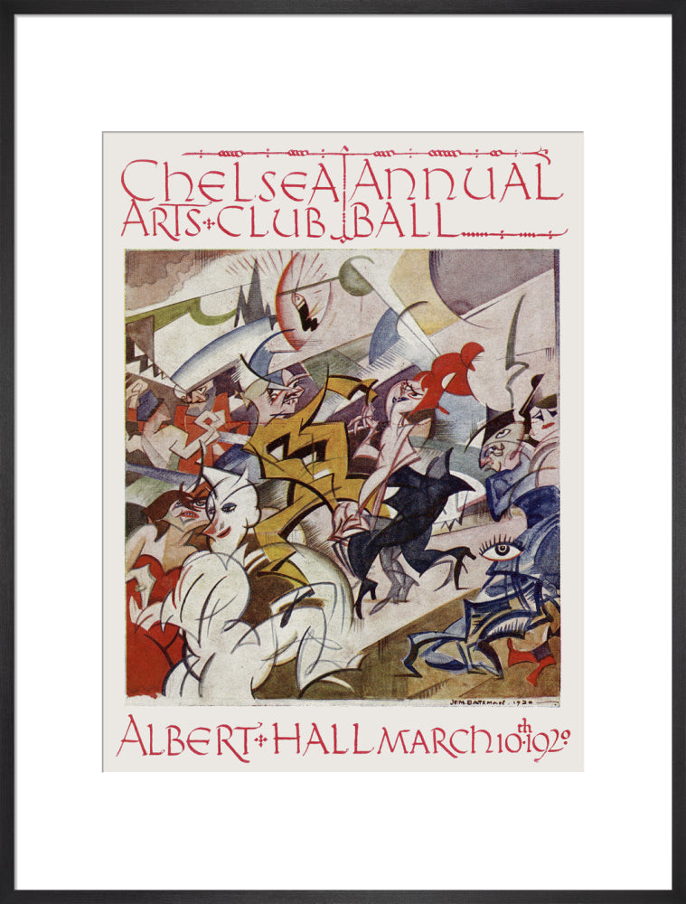 The Chelsea Arts Club Annual Ball 'Pre-Historic' Art Print