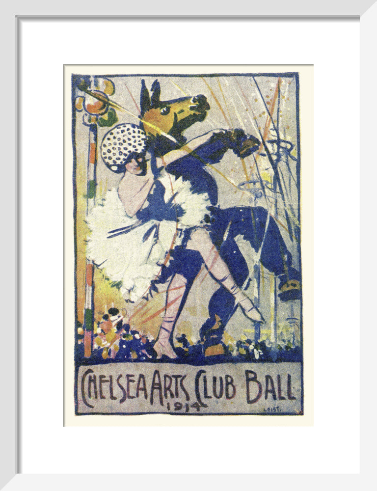 The Chelsea Arts Club Annual Ball 'Old English' Art Print