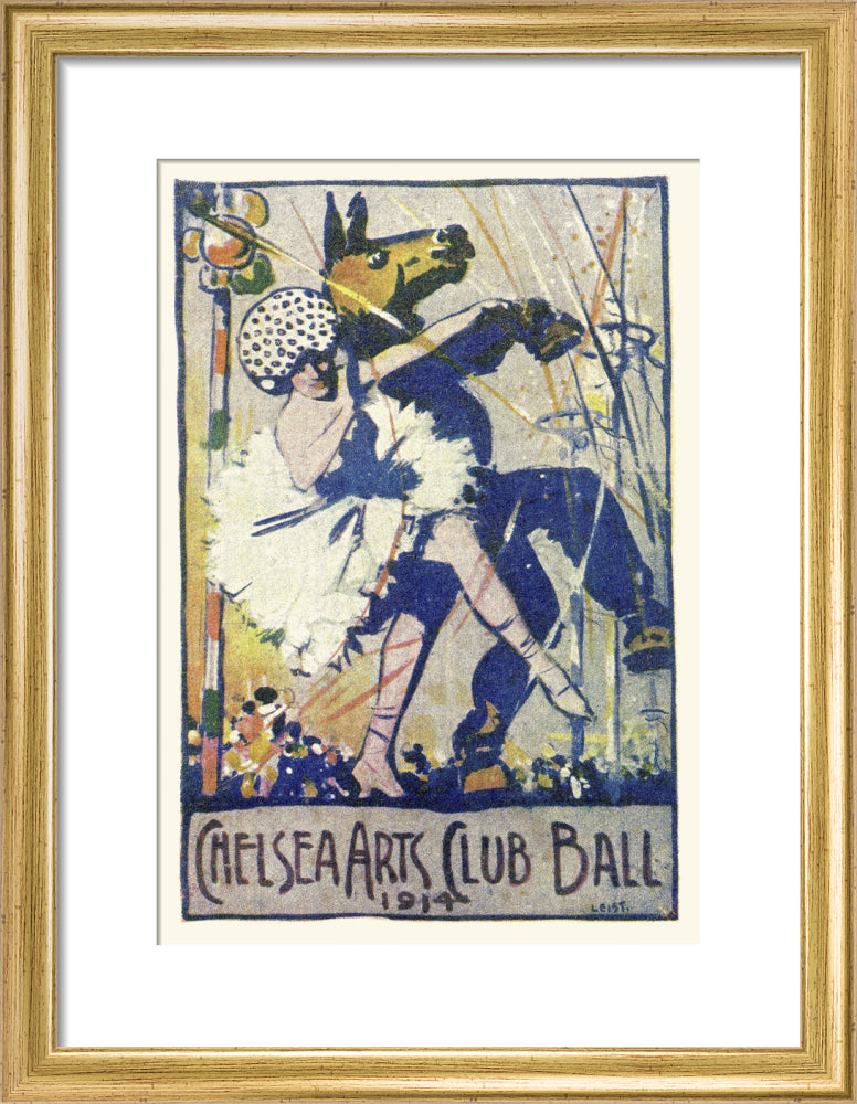 The Chelsea Arts Club Annual Ball 'Old English' Art Print