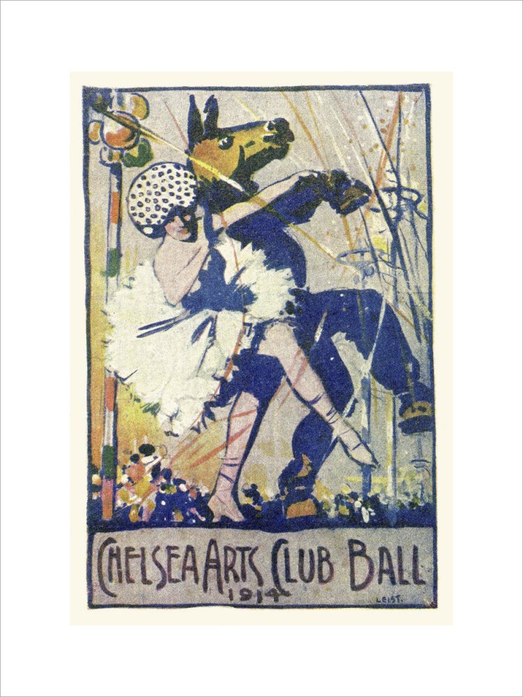 The Chelsea Arts Club Annual Ball 'Old English' Art Print