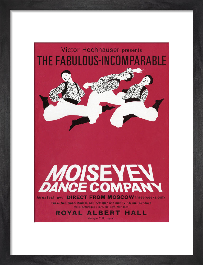 Moiseyev Dance Company Art Print