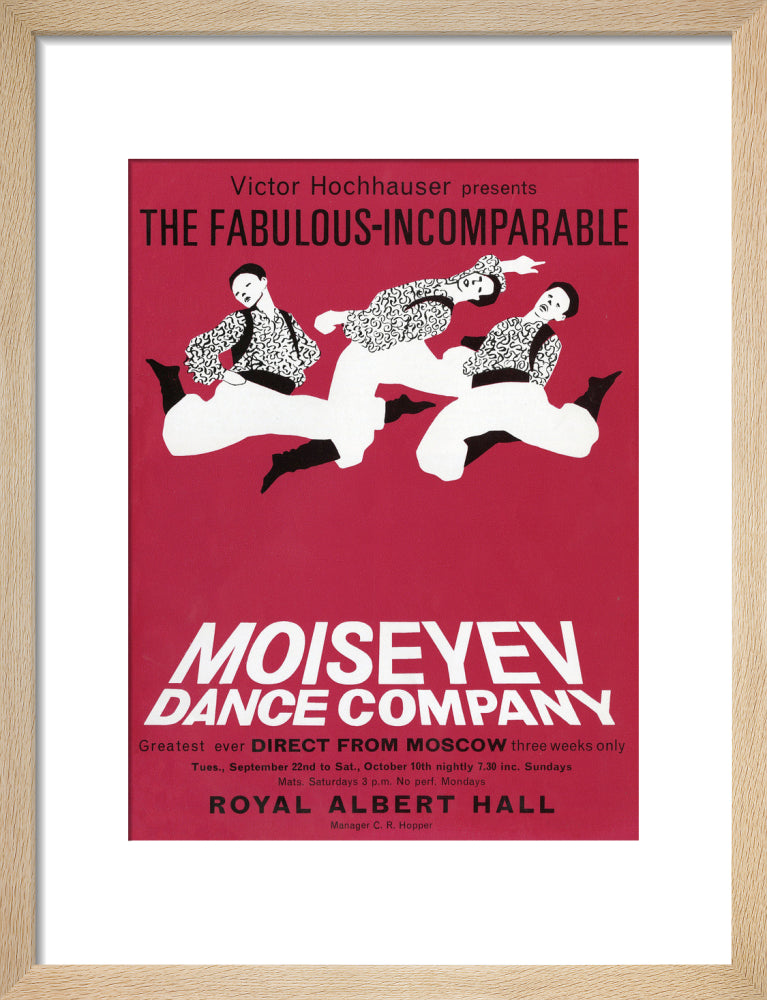 Moiseyev Dance Company Art Print