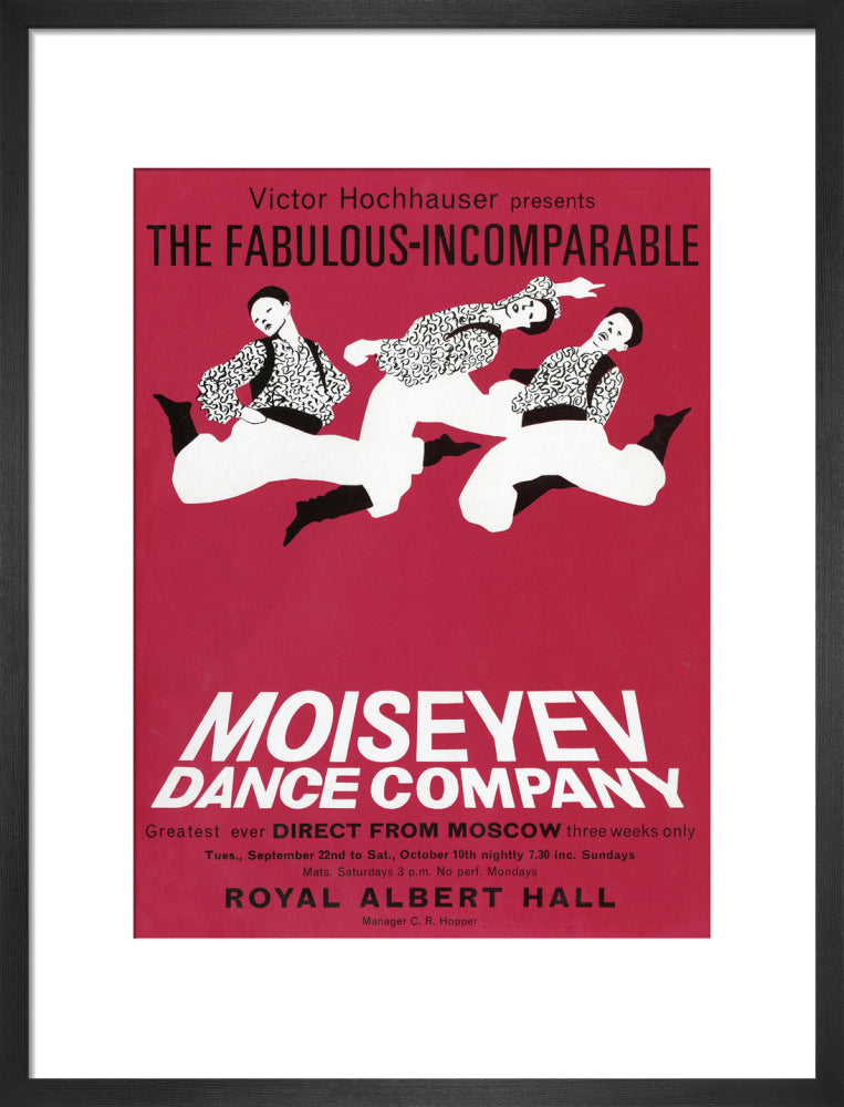 Moiseyev Dance Company Art Print