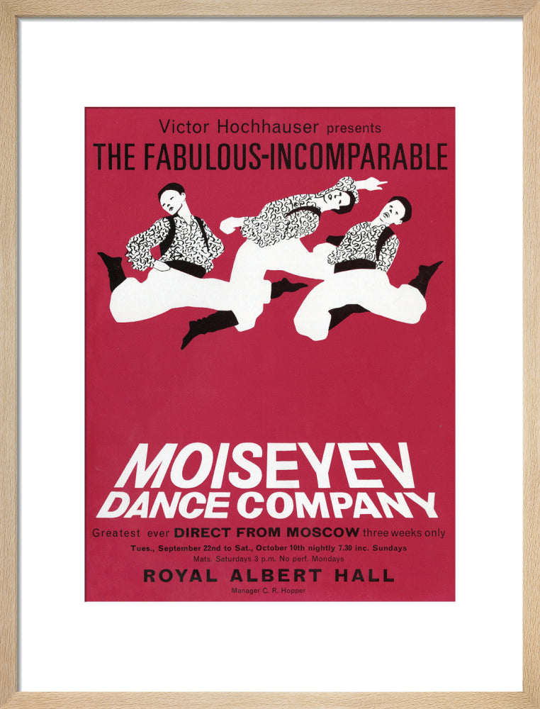 Moiseyev Dance Company Art Print
