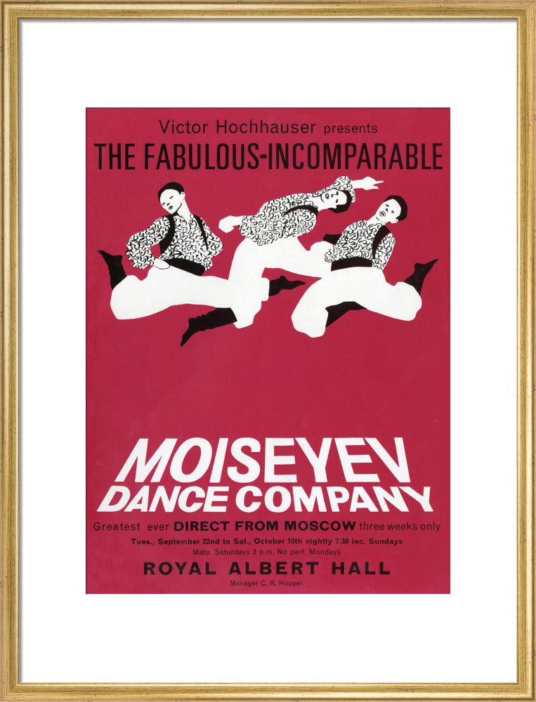 Moiseyev Dance Company Art Print