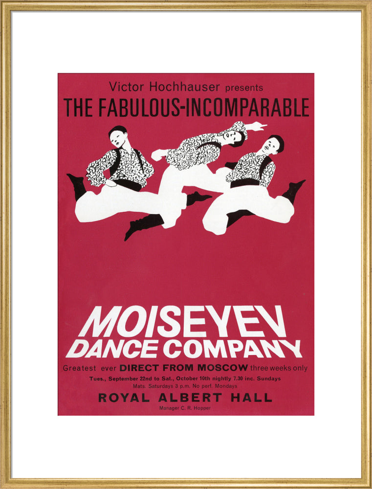 Moiseyev Dance Company Art Print