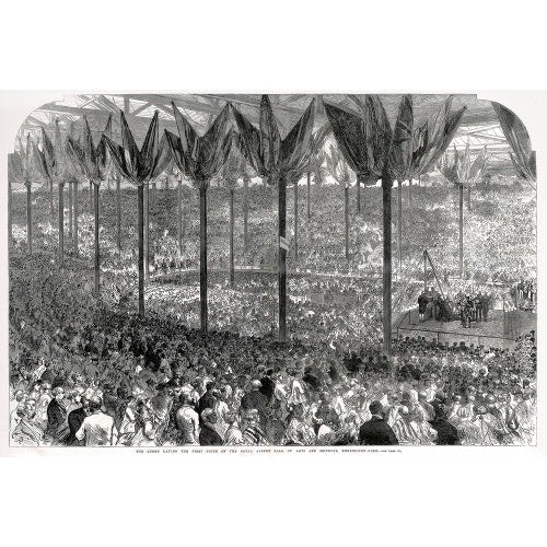 Queen Victoria laying the Hall's Foundation Stone - Royal Albert Hall