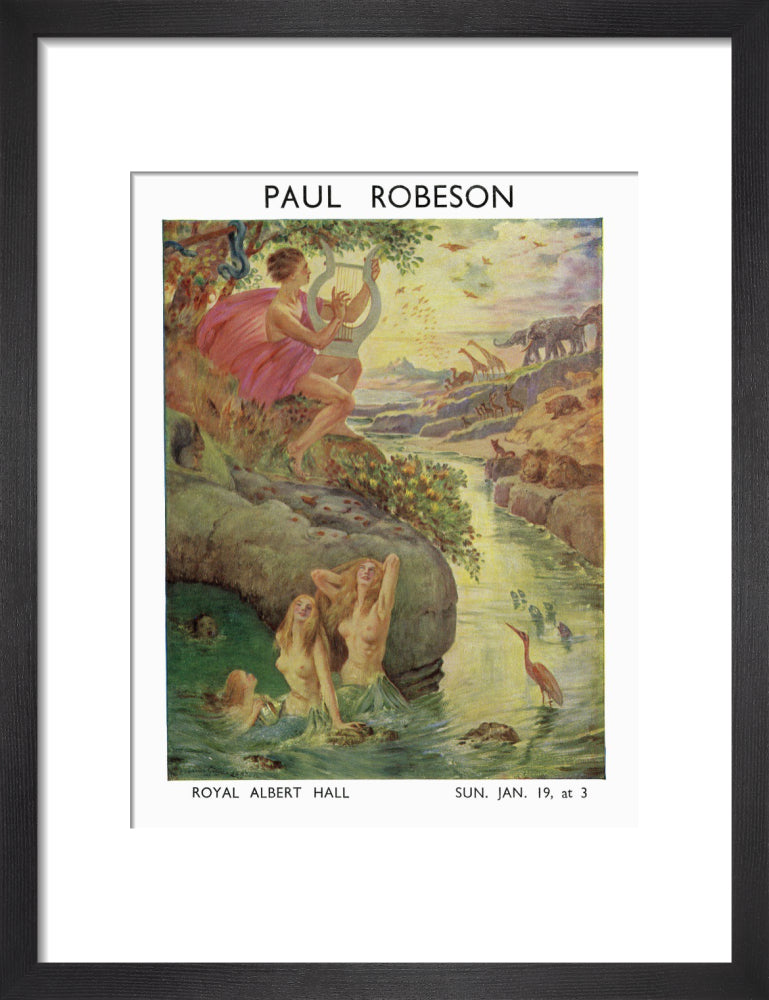 Paul Robeson Concert Art Print