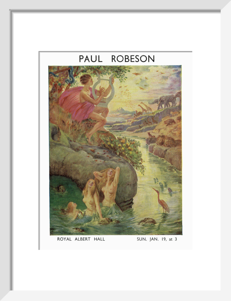 Paul Robeson Concert Art Print