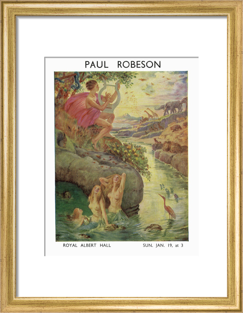 Paul Robeson Concert Art Print