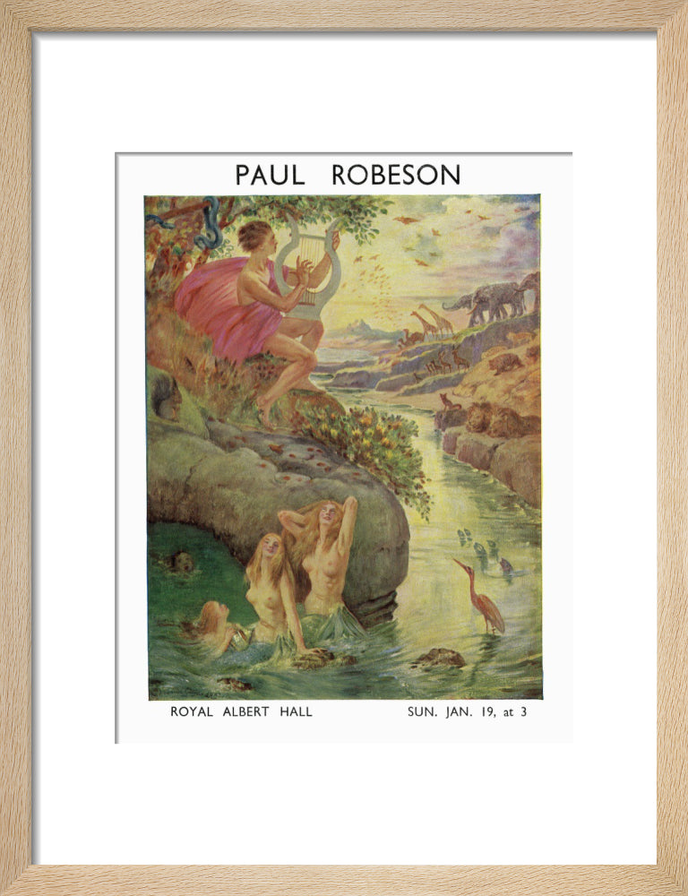 Paul Robeson Concert Art Print