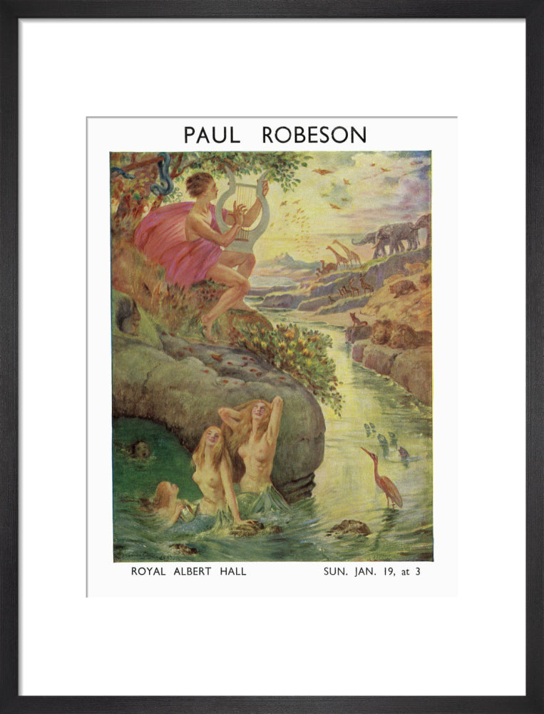 Paul Robeson Concert Art Print