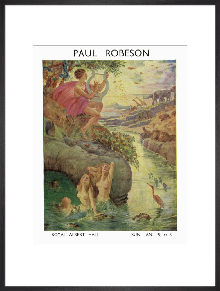 Paul Robeson Concert Art Print
