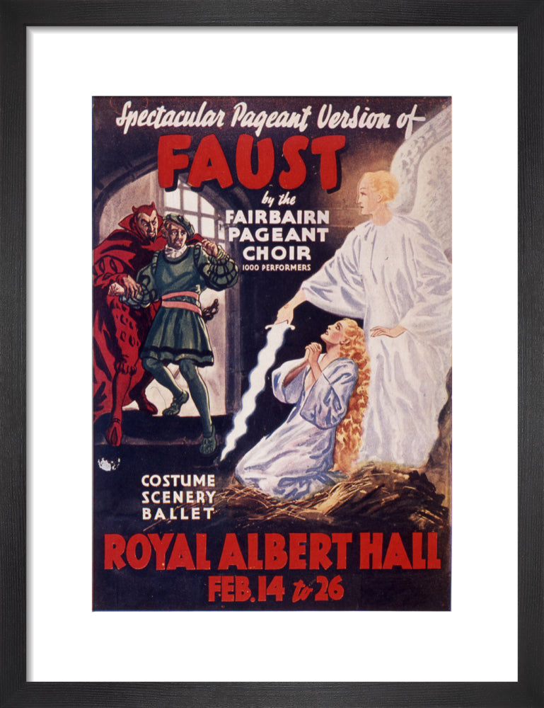 Gounod's 'Faust' 1938 Art Print