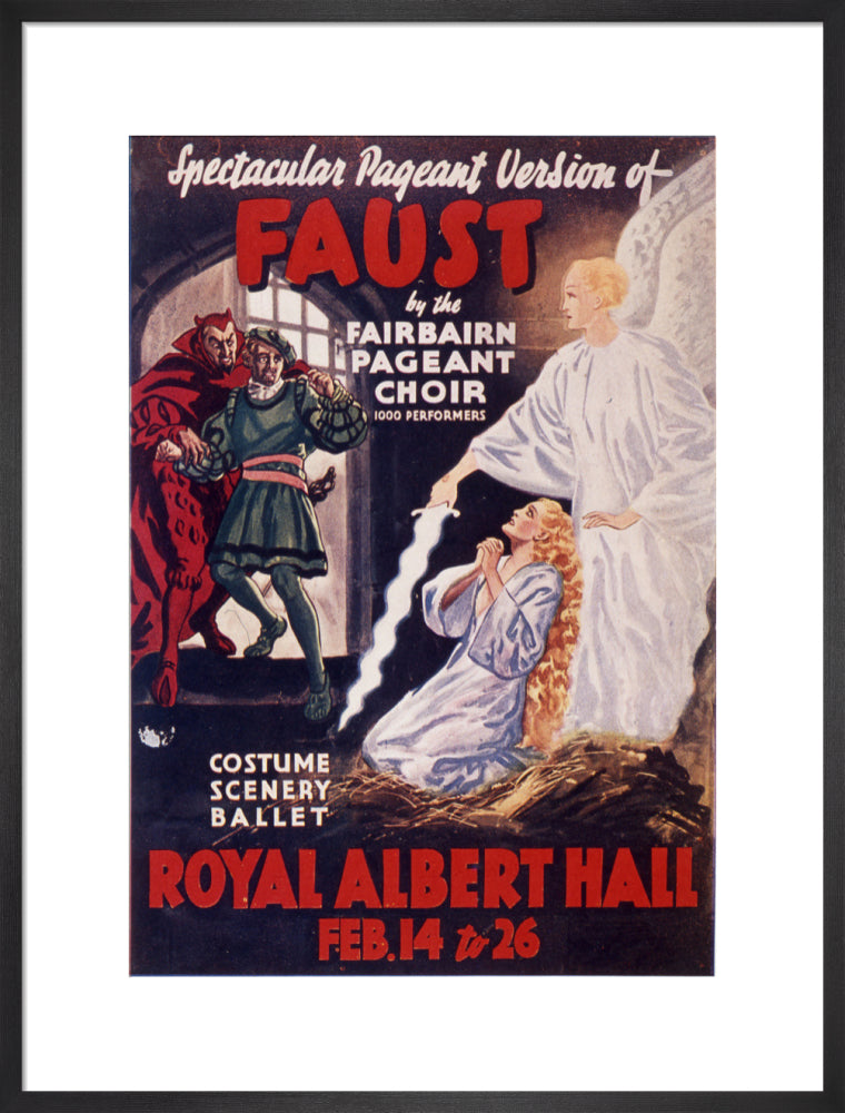 Gounod's 'Faust' 1938 Art Print