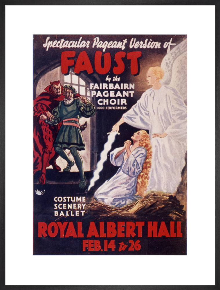 Gounod's 'Faust' 1938 Art Print