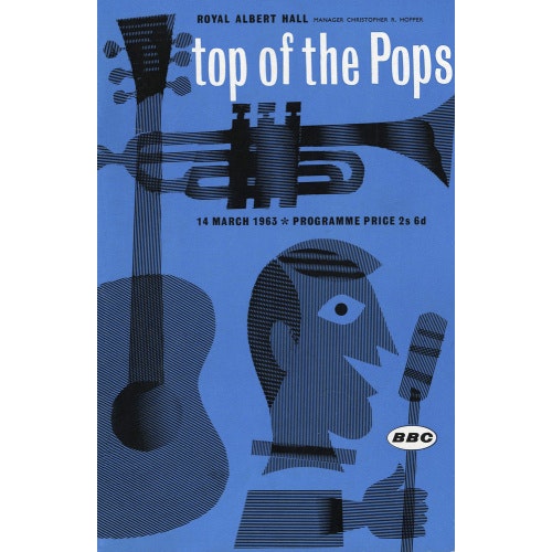 Programme for Top of The Pops, 14 March 1963 - Royal Albert Hall