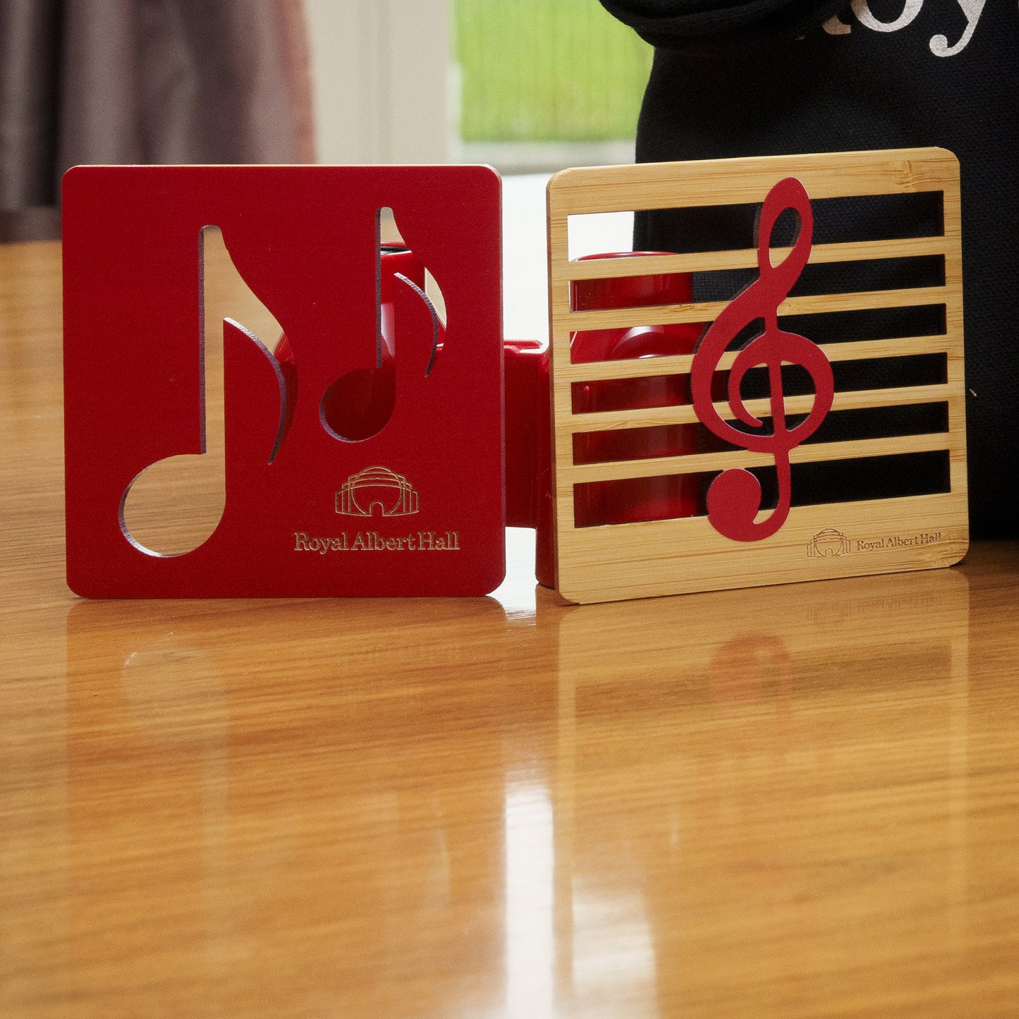 Royal Albert Hall Music Notes Bamboo Coaster