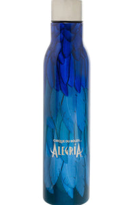 Alegria Blue Feather Bottle