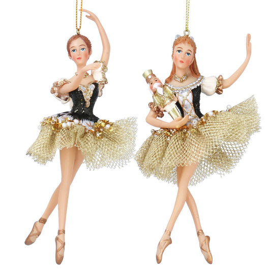 Black & Gold Resin Fabric Clara/Sugarplum Fairy