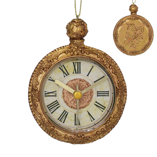 Gold Resin Pocket Watch Decoration