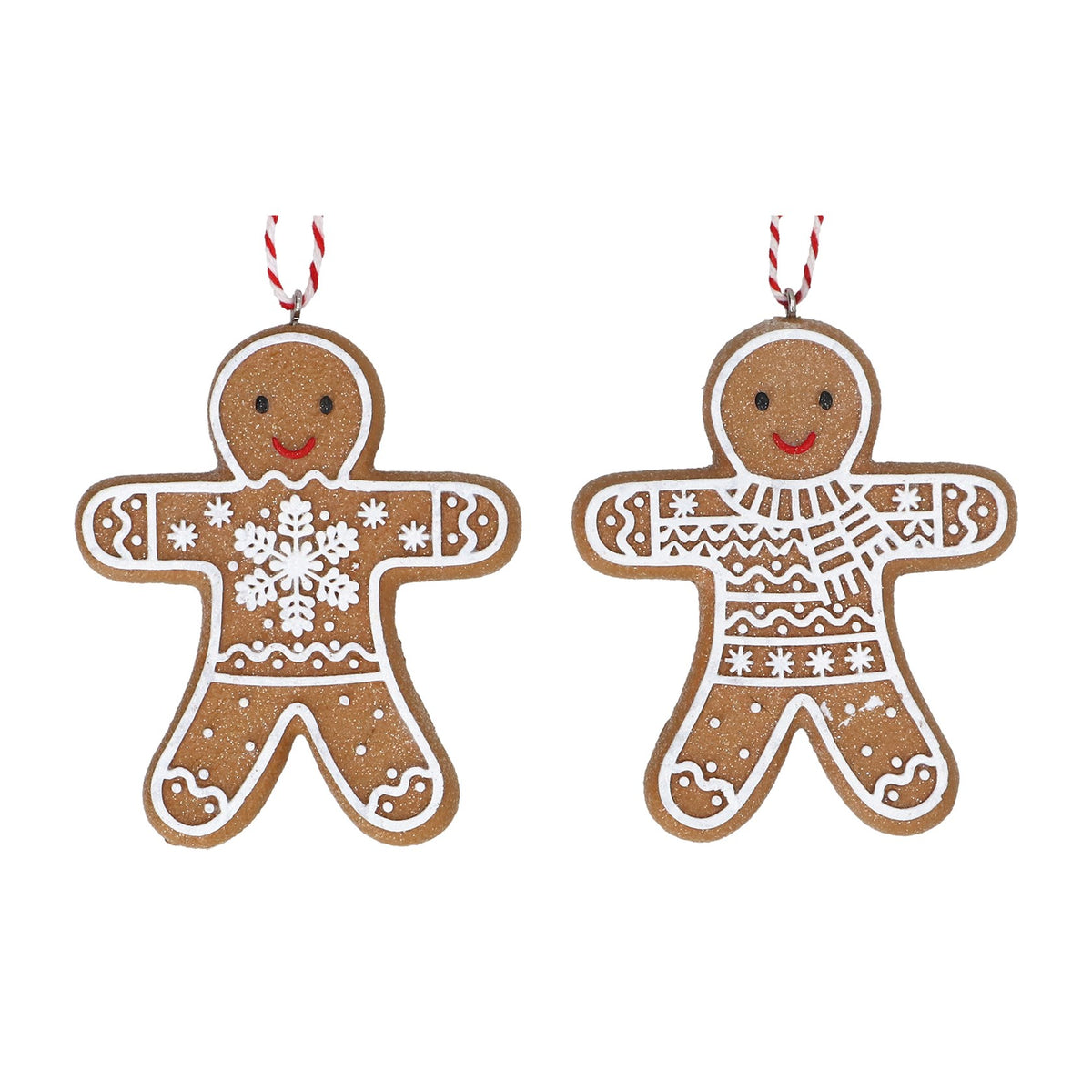 Resin Gingerbread Lace Man 8cm