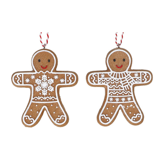 Resin Gingerbread Lace Man 8cm
