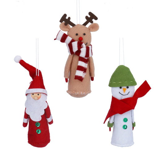 Felt Santa/ Snowman/ Deer Decoration