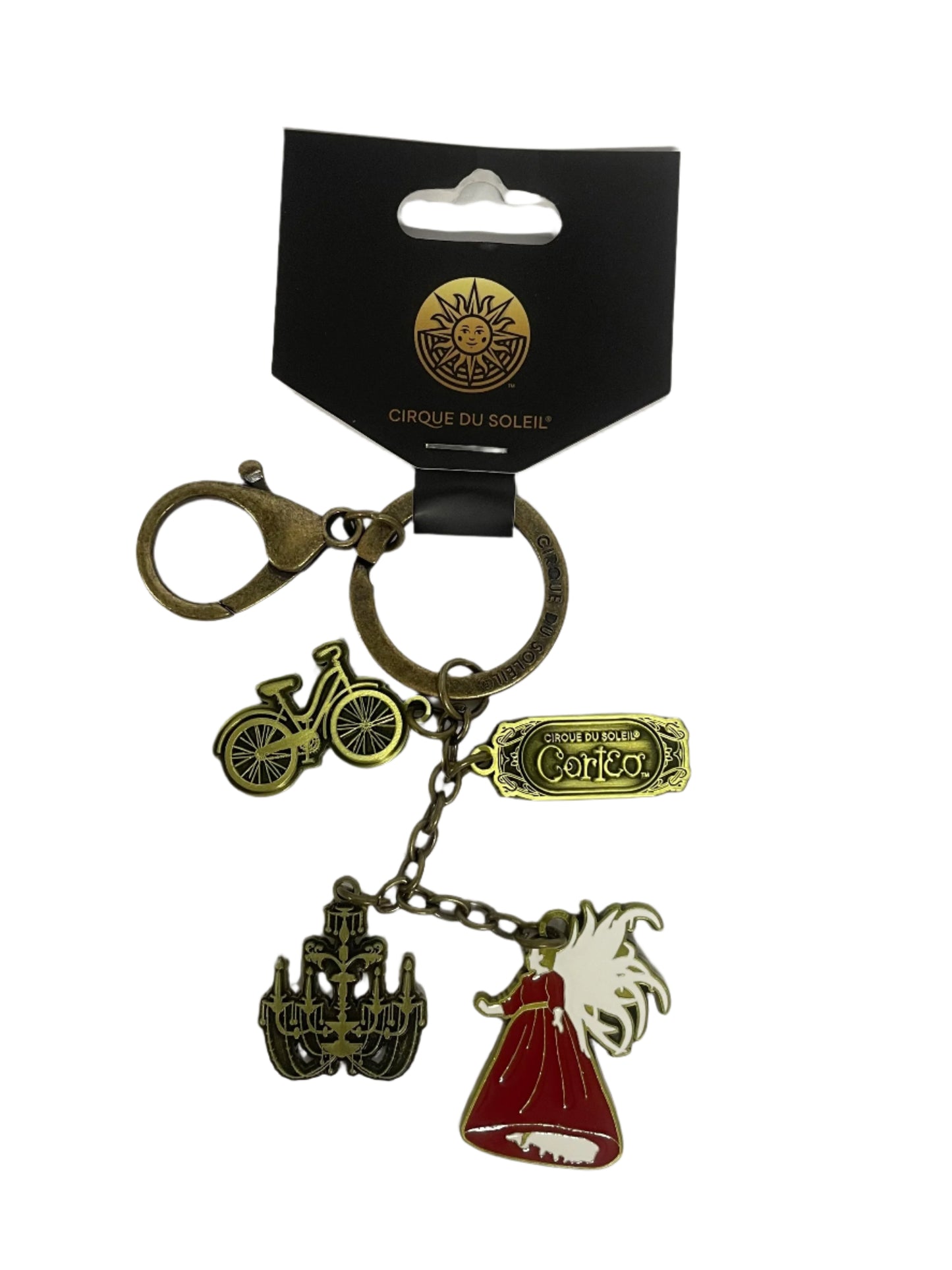 CORTEO CHARMS KEYCHAIN BRONZE RED