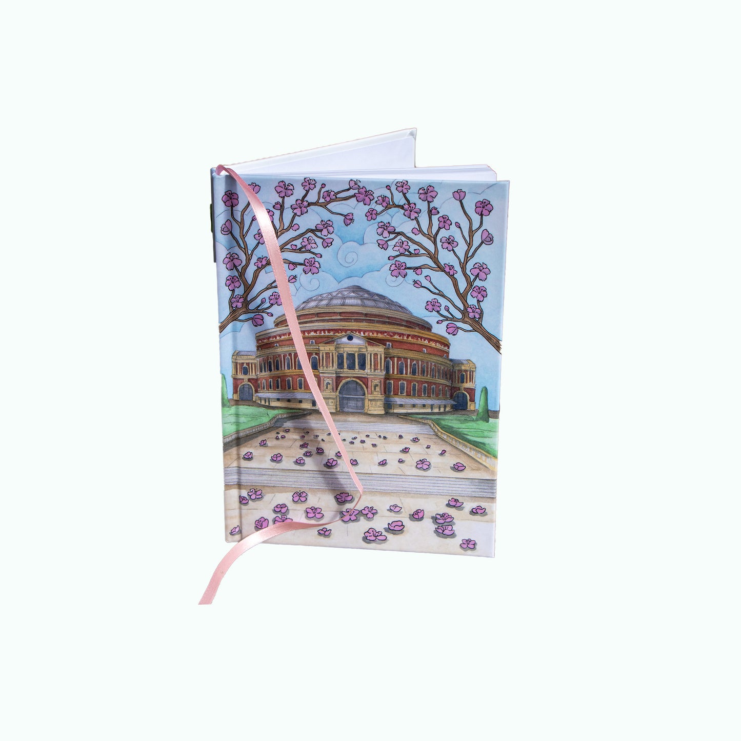 Blossoms Outside the Hall A5 Notebook