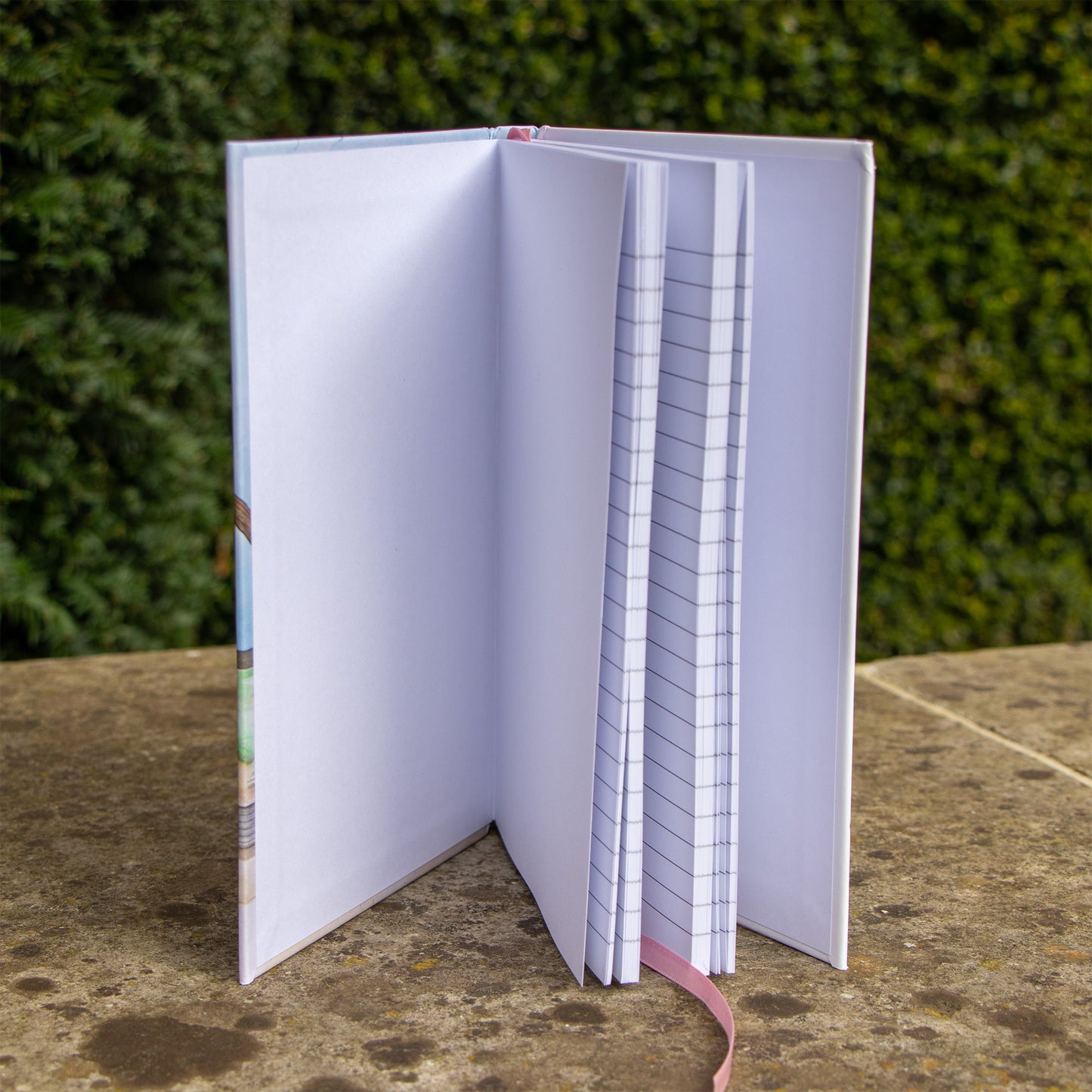 Blossoms Outside the Hall A5 Notebook