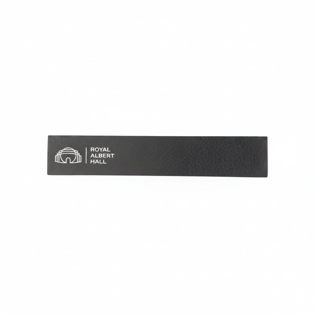 Leather Logo Bookmark Black