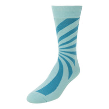 Load image into Gallery viewer, CDS Turquoise Socks with Swirl