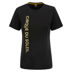 CDS Ladies Vertical Foil T-Shirt (Black)