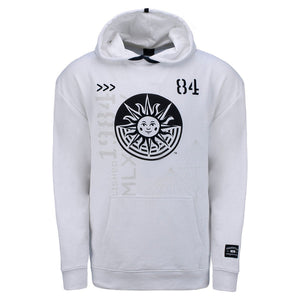 CDS Sun Logo Hooded Sweatshirt (White)