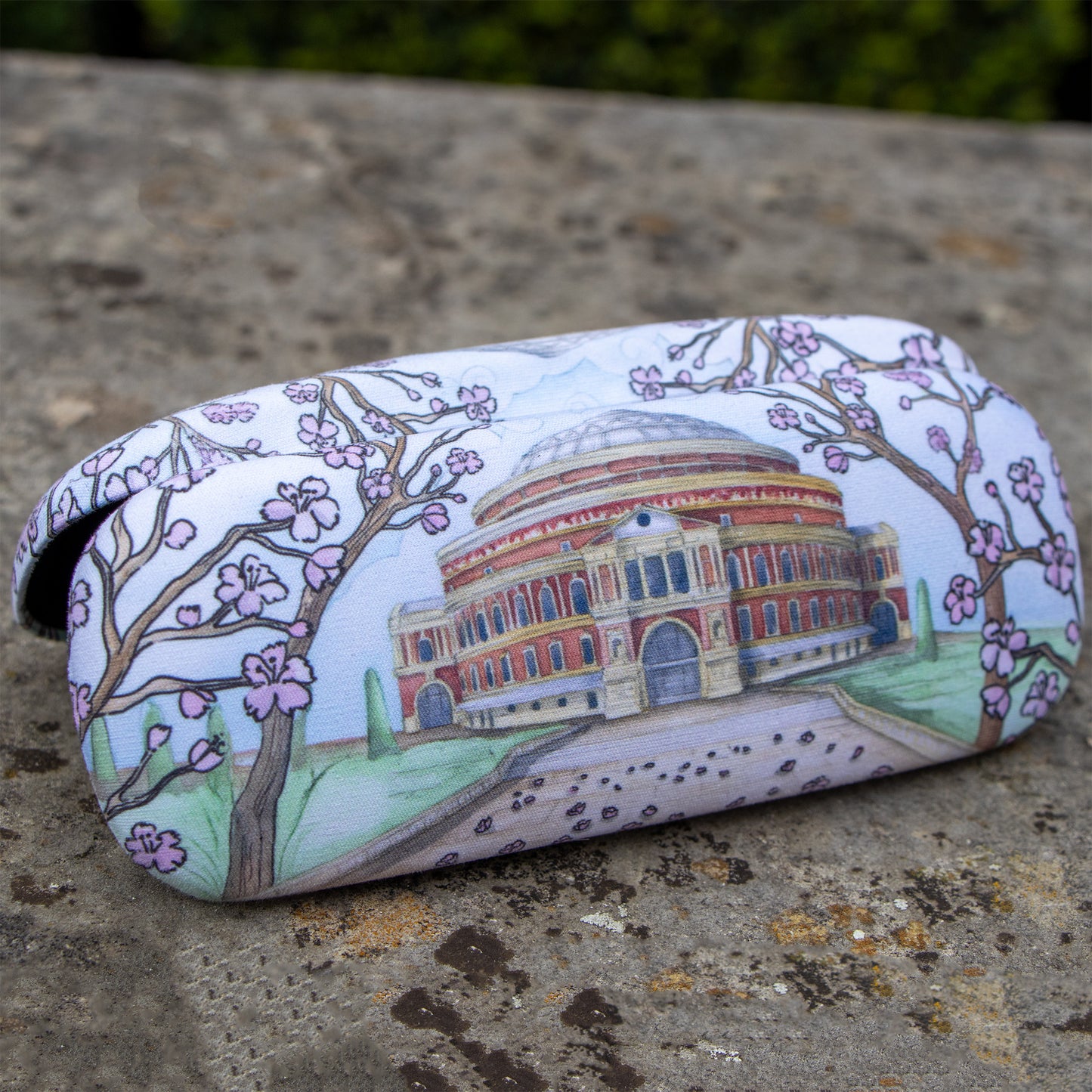 Blossoms Outside the Hall Glasses Case