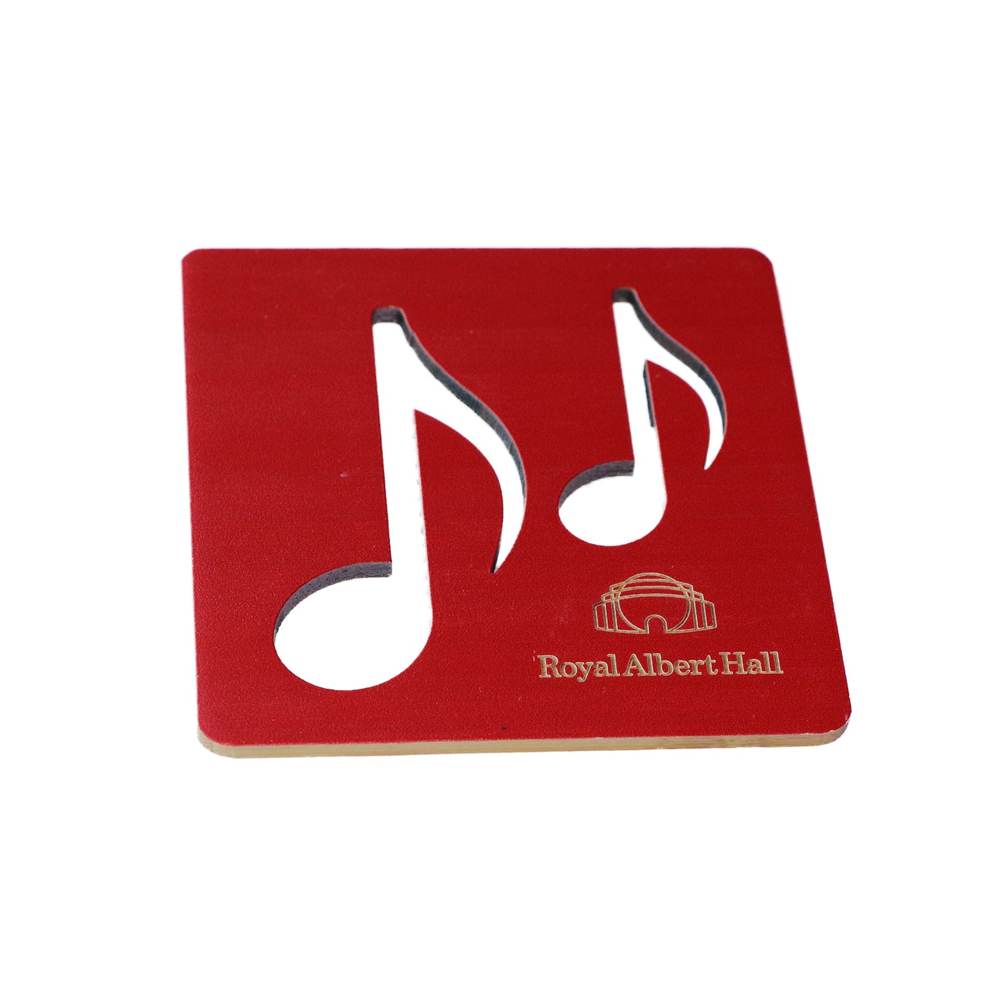 Royal Albert Hall Music Notes Bamboo Coaster