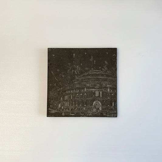 Bees at the Hall Roof Slate Coaster