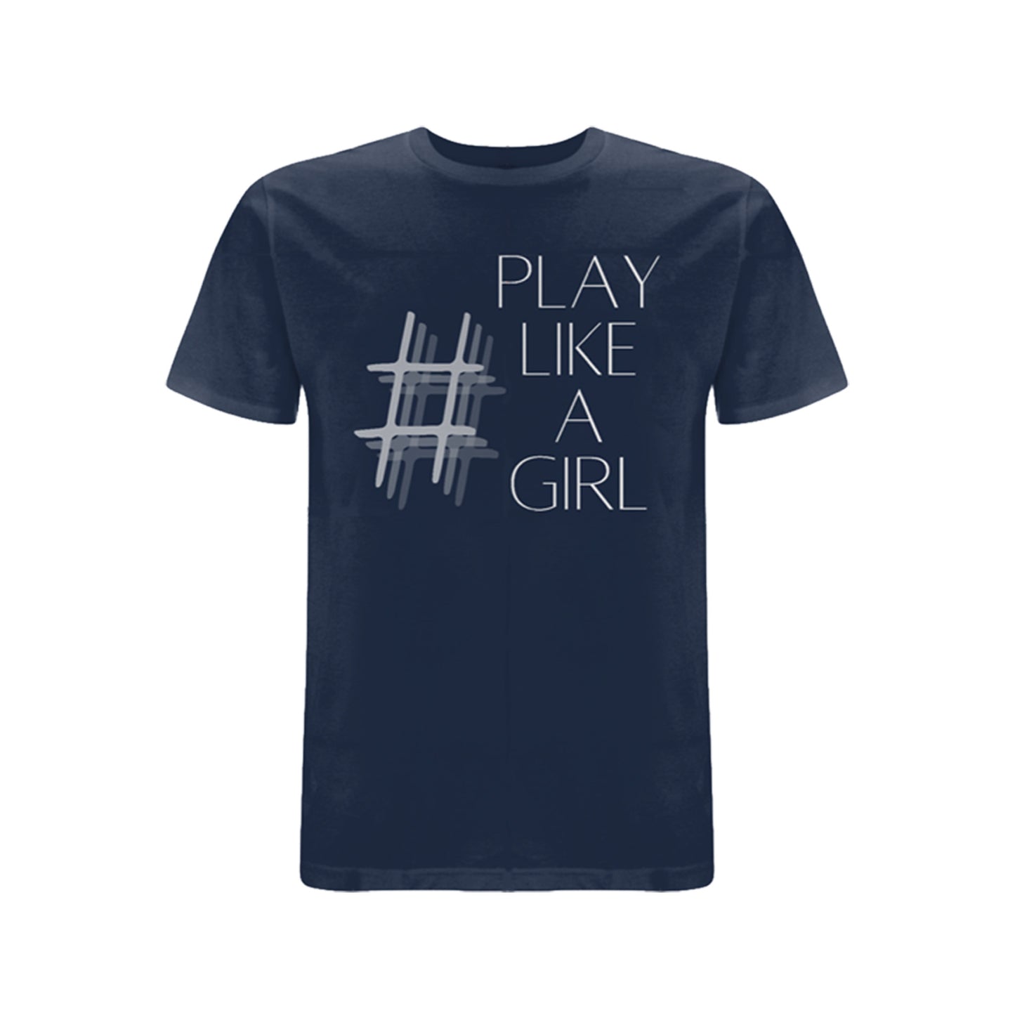 #PlayLikeAGirl Unisex T-shirt Navy