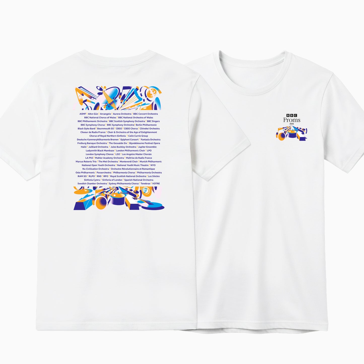 BBC Proms 2026 Ensembles T-Shirt White