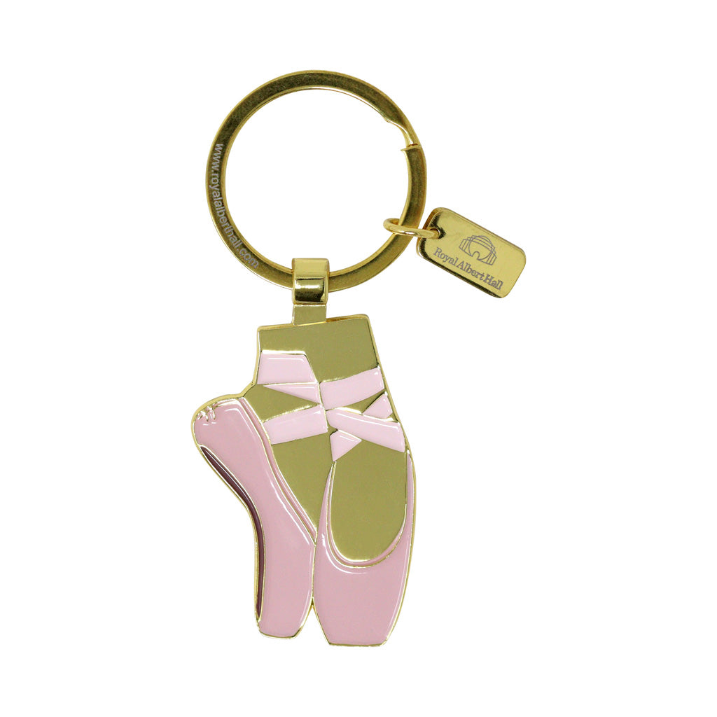 Pointe Shoe Enamel Keyring