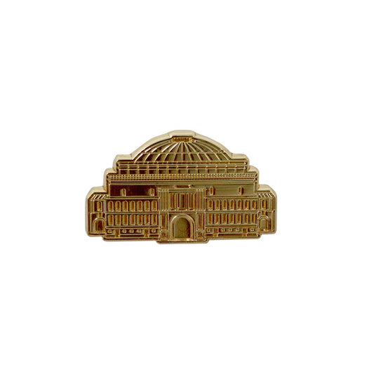 Royal Albert Hall Gold Chromium Pin Badge