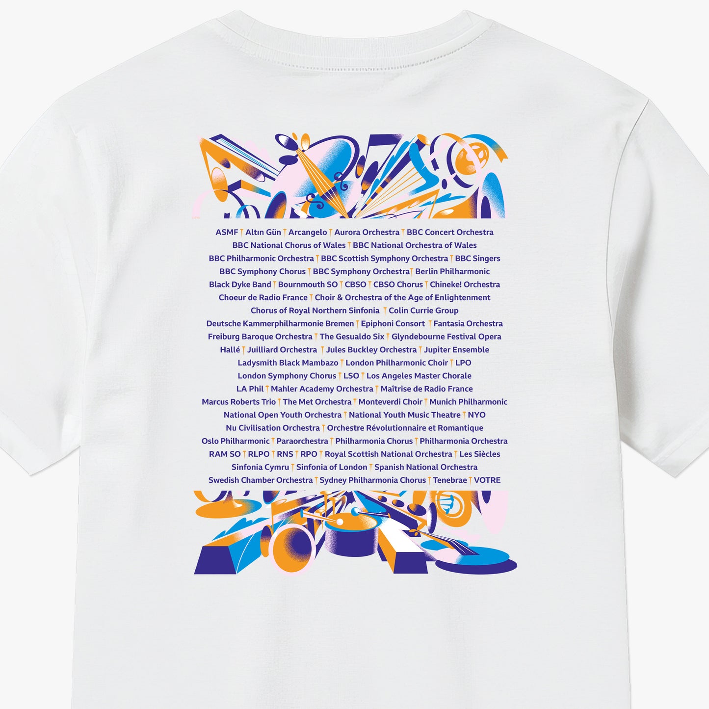 BBC Proms 2026 Ensembles T-Shirt White