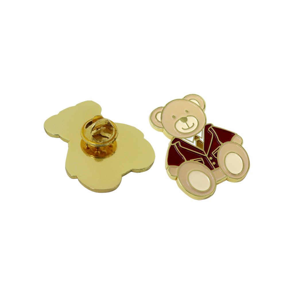 Steward Bear Pin Badge