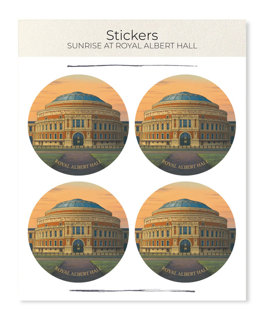 Sunrise at the Royal Albert Hall Stickers