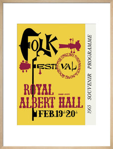 Programme for Folk Festival 1965, 19-20 February 1965 - Royal Albert Hall